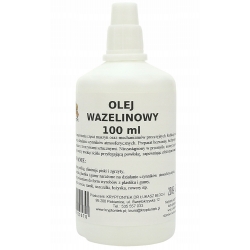 Olej wazelinowy czysty z zakraplaczem 100ml